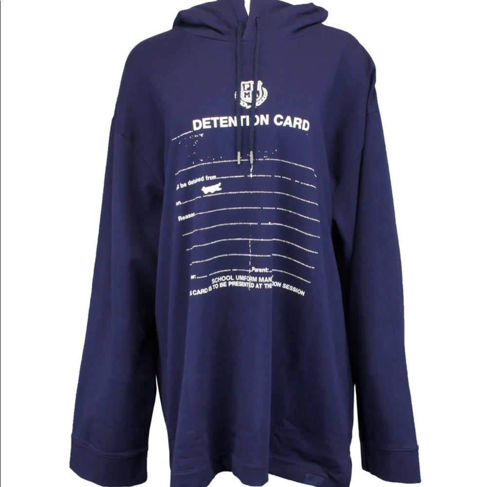 Rihanna FENTY x PUMA Blue ‘Detention Card’ Hoodie